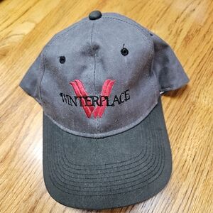 EUC WINTERPLACE Gray and Red Cap